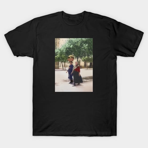 Italy, San Severo. Two Women Walking, 1944 T-Shirt by UltraQuirky